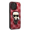 Karl Lagerfeld KLHCP13XPMNIKPI iPhone 13 Pro Max 6,7 hardcase czerwony/red Monogram Ikonik Patch